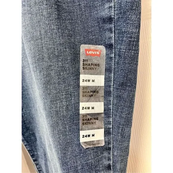 Levi’s 311 Shaping Skinny Jeans sz 24W NWT - Picture 2 of 7